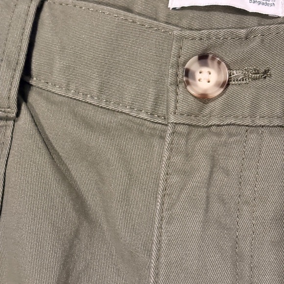 Men’s Cargo Shorts Green Cotton Utility Workwear Summer Casual Size 33 NWT - Picture 4 of 5